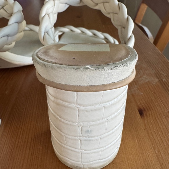 Dolce Vita Women's Ivory Braided Sandals - Picture 3 of 7